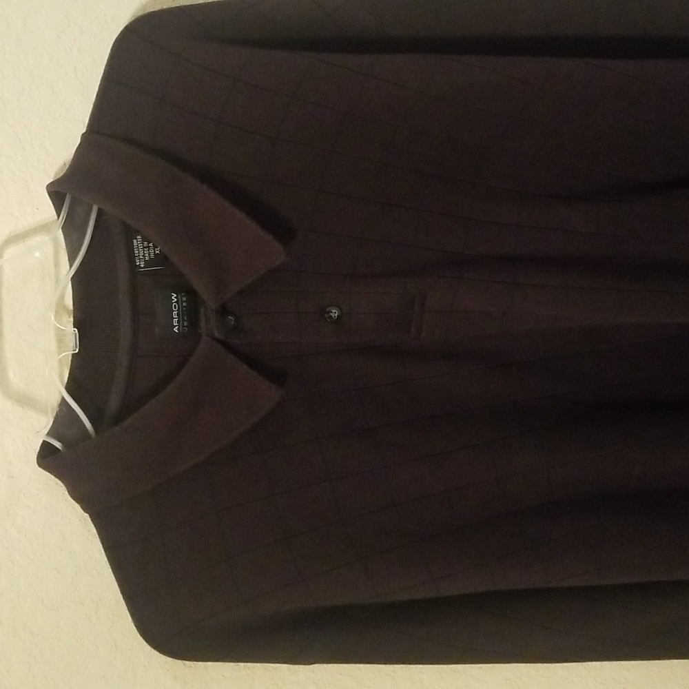 Men's Arrow Long Sleeve Polo Shirt